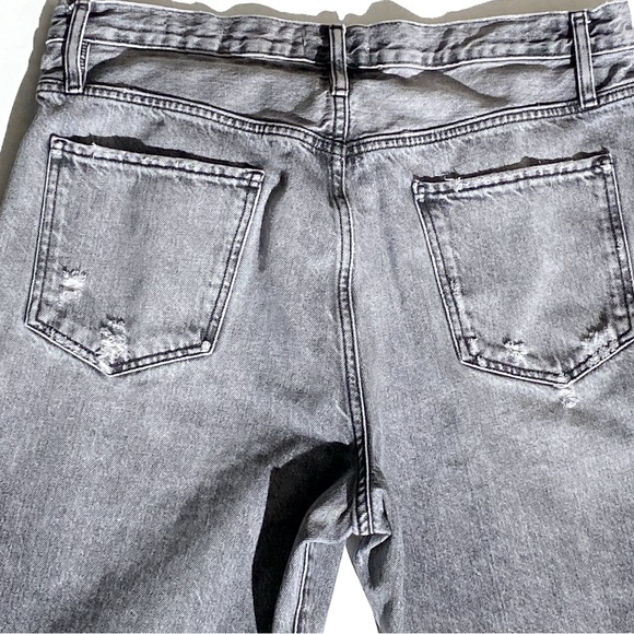 FRAME LE JANE CROP Women’s High Rise Cropped Distressed Jean Kallin Rips size 31 - Picture 10 of 11